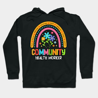 Community Health Worker Back To School Teach Hoodie